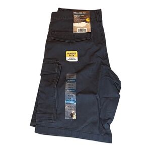 Carhartt 103542 029 Grey Men's Relaxed Fit Rugged Flex Rigby Cargo Short 31